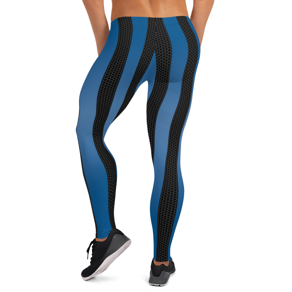 Black Cobalt Bodybuilding Tights