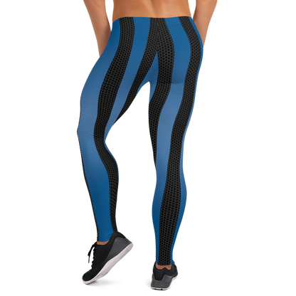 Black Cobalt Bodybuilding Tights