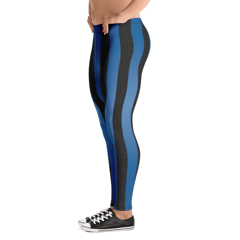 Black Cobalt Bodybuilding Tights