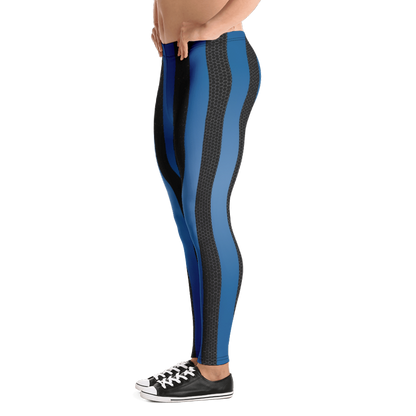 Black Cobalt Bodybuilding Tights