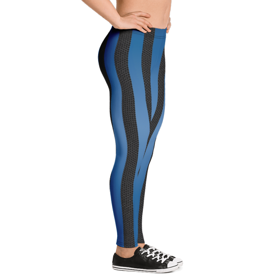 Black Cobalt Bodybuilding Tights