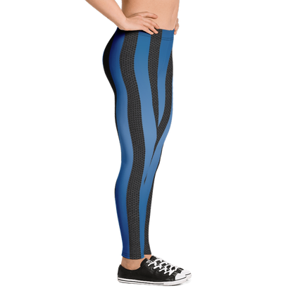 Black Cobalt Bodybuilding Tights