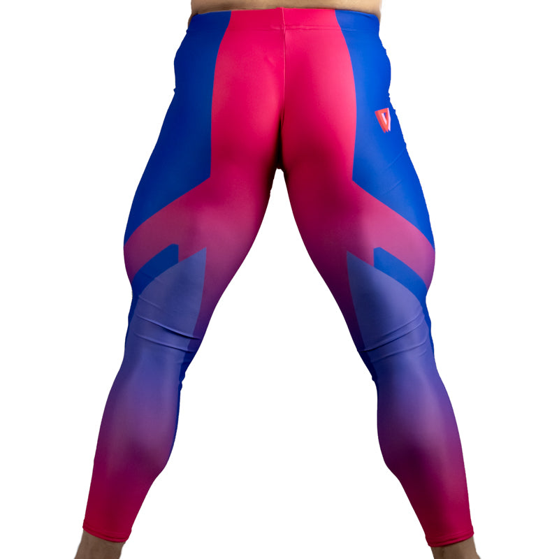 Double Helix (Bisexual Pride) Bodybuilding Tights