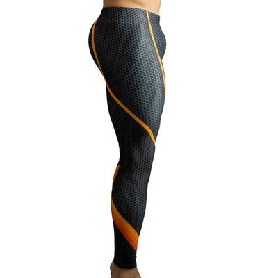 Electric Orange Bodybuilding Tights