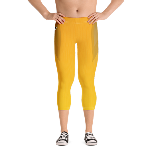 Gold Mamba Capri Bodybuilding Tights