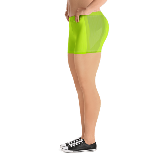 Green Mamba Spandex Shorts