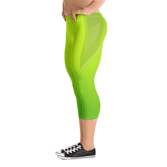 Green Mamba Capri Bodybuilding Tights