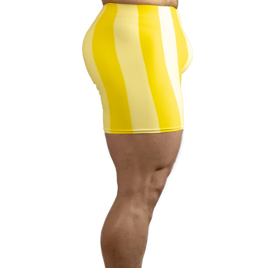 Lemon Spandex Shorts