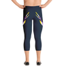 Non-Binary Pride Capri Bodybuilding Tights