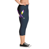 Non-Binary Pride Capri Bodybuilding Tights