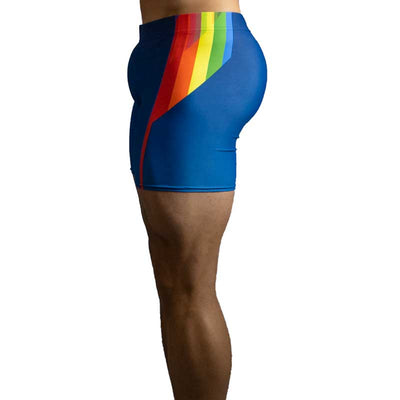 Pride Spandex Shorts (Blue Edition)