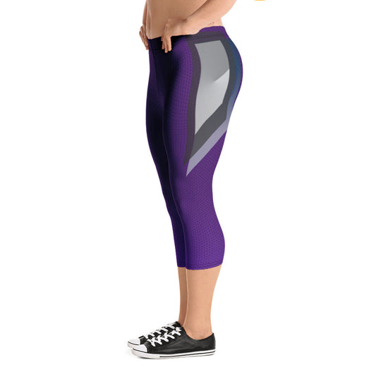 Purple Mamba 3/4 Bodybuilding Tights