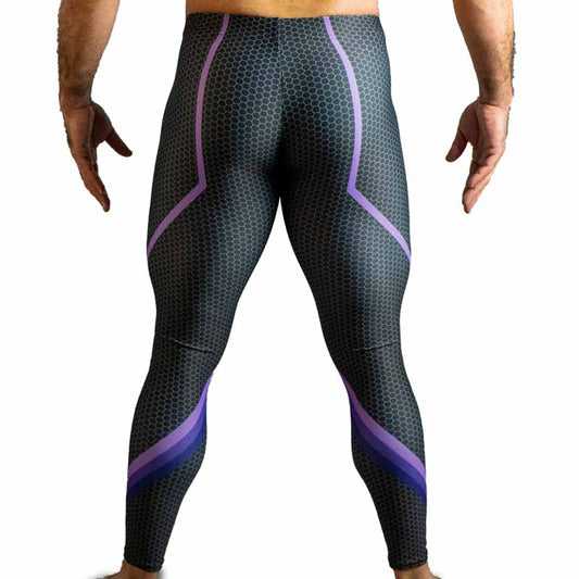 Radical Purple Bodybuilding Tights