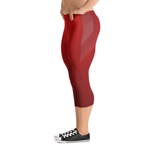 Red Mamba 3/4 Bodybuilding Tights