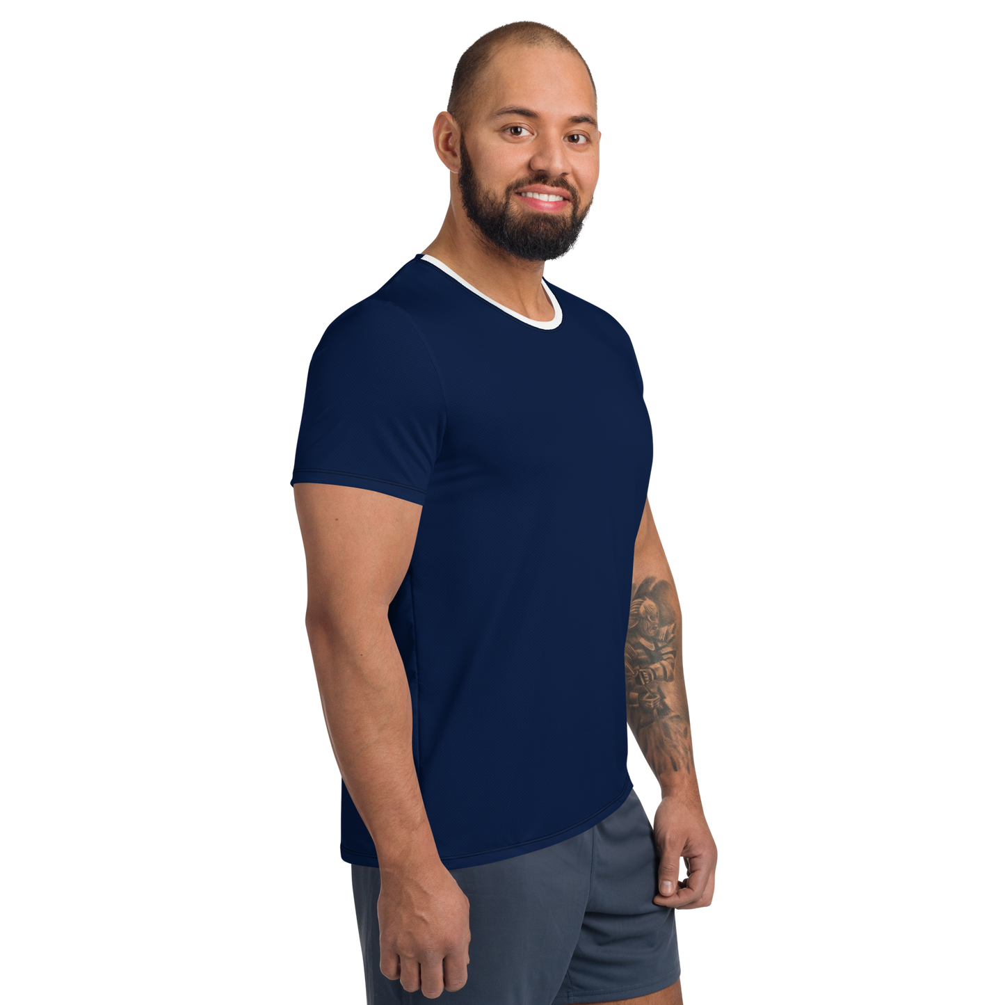 Midnight Moisture-Wicking Spandex T-Shirt