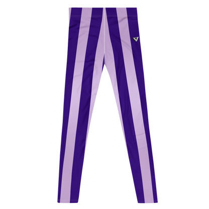 HyperLavender Plus-Size, High-Waisted Bodybuilding Tights