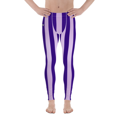 HyperLavender Plus-Size, High-Waisted Bodybuilding Tights