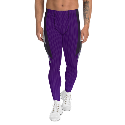 Purple Mamba Plus-Size/High-Waisted/Wide-Ankle Bodybuilding Tights