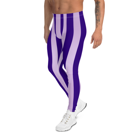 HyperLavender Plus-Size, High-Waisted Bodybuilding Tights
