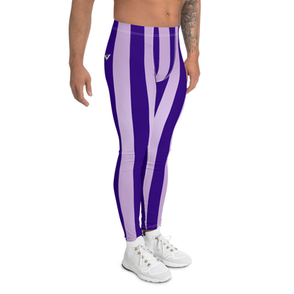 HyperLavender Plus-Size, High-Waisted Bodybuilding Tights