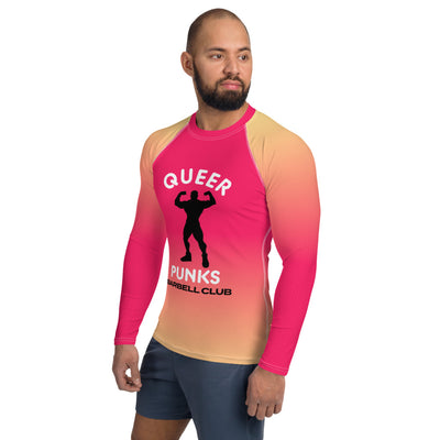 Queer Punks Barbell Club Long Sleeve Spandex Top