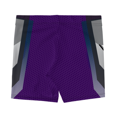 Purple Mamba Spandex Shorts for queer fitness