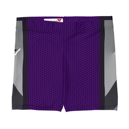 Purple Mamba Spandex Shorts for queer fitness