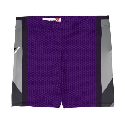 Purple Mamba Spandex Shorts for queer fitness