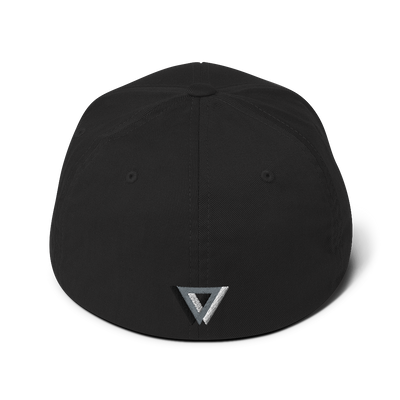 Queer AF Camohtli Curved Bill, Closed Back Baseball Hat