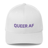 Queer AF Camohtli Curved Bill, Closed Back Baseball Hat