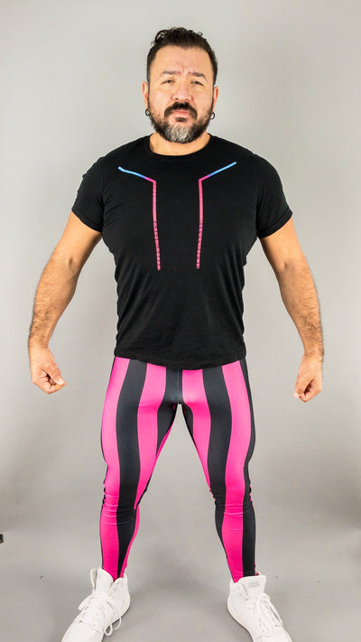 Raspberry Bodybuilding Tights