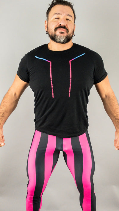 Raspberry Bodybuilding Tights