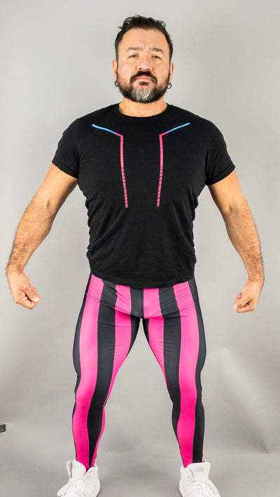 Raspberry Bodybuilding Tights