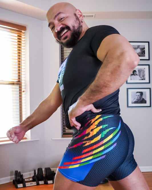Pride Jaguar Spandex Shorts