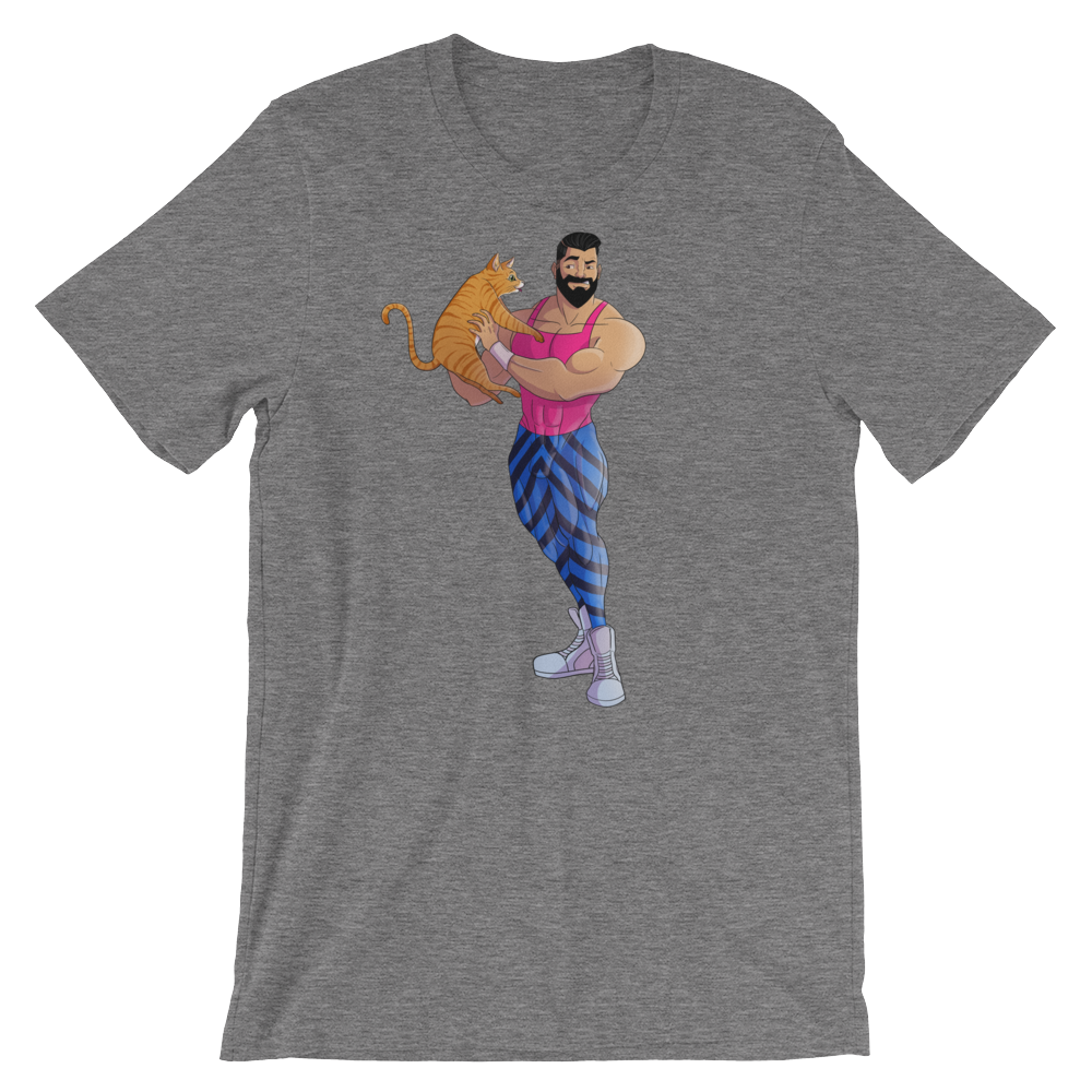 Cat & Muscle T-Shirt