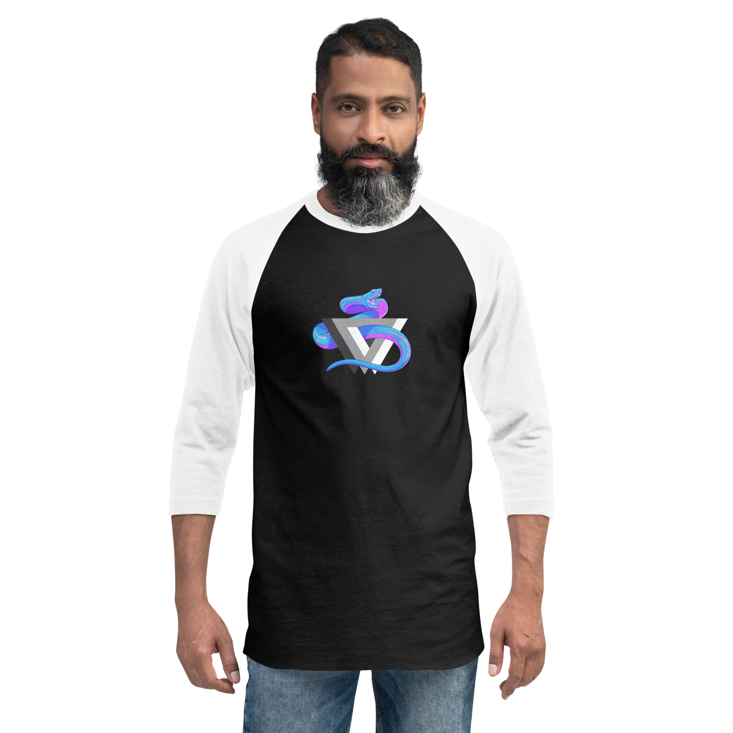 Kingsnake 3/4 Baseball Shirt