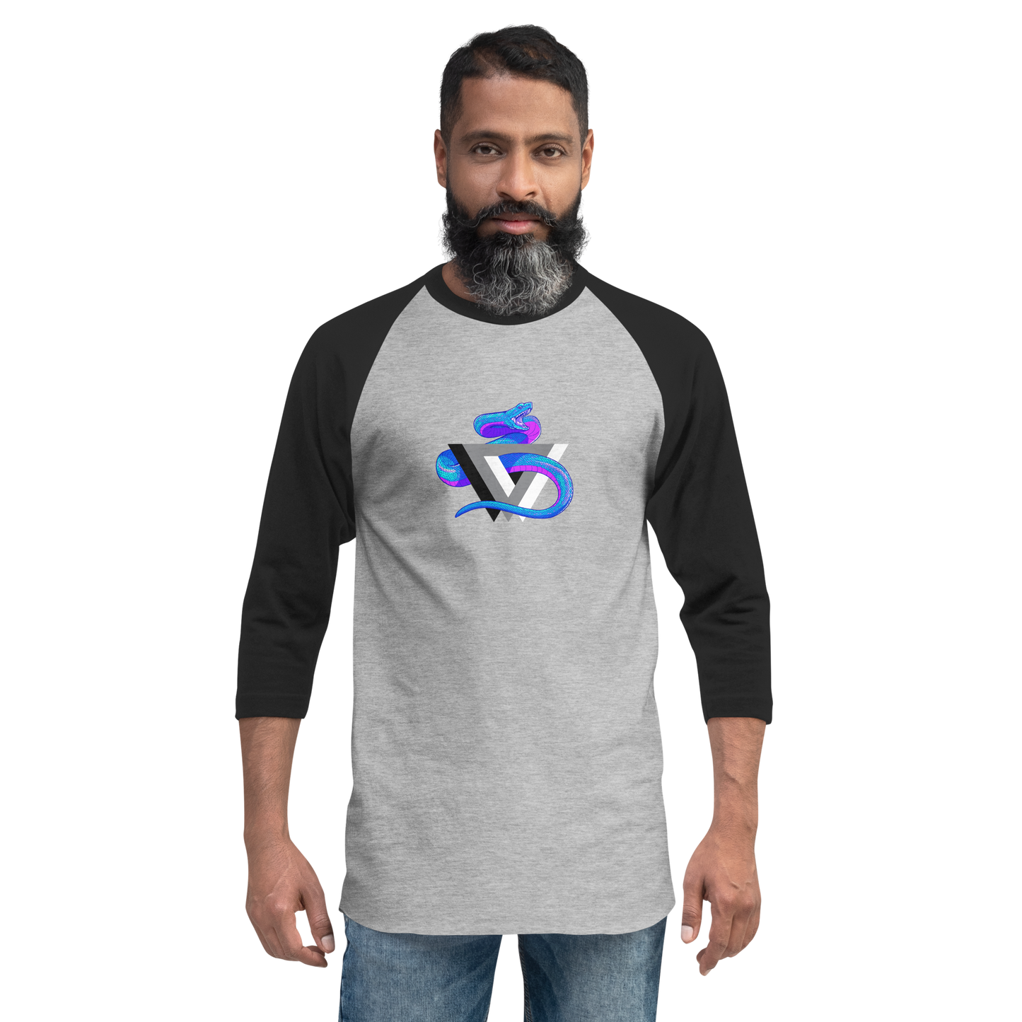 Kingsnake 3/4 Baseball Shirt