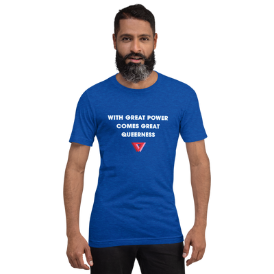 With Great Power Comes Great Queerness Cotton T-Shirt